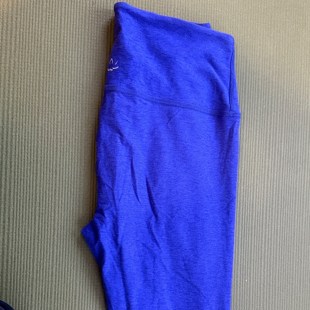 Beyond Yoga Spacedye Centered Midi Leggings XL Blue - Picture 11 of 11